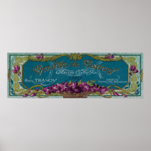 Affiche Violette De Cannes LabelParis, France