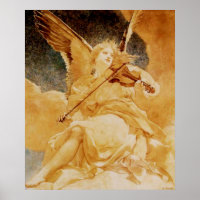 violinist angel by Henri Pinta