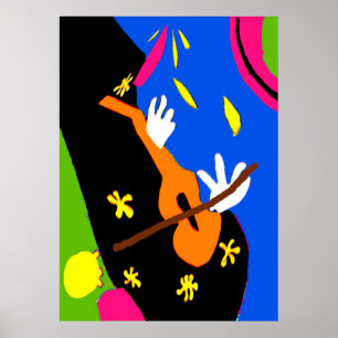 Affiche Violon Abstractcello