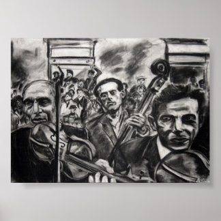 Affiche violon de rue