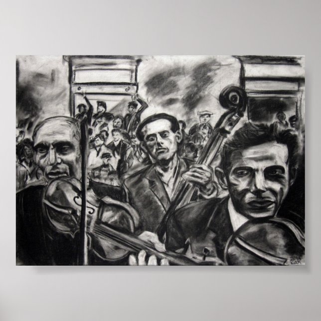 Affiche violon de rue (Devant)