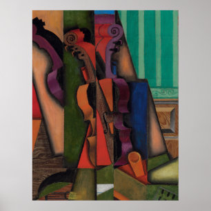 Affiche Violon et guitare de Juan Gris