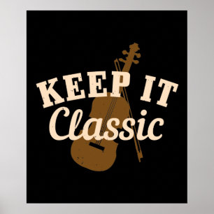 Affiche Violon - Gardez-Le Classique