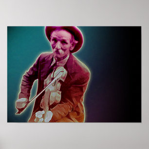Affiche Violoneur dans l'obscurité