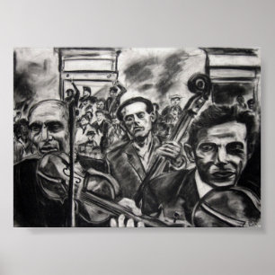 Affiche violons de rue