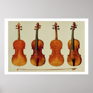 Affiche Violons (LtoR) : l'Alard d'Antonio Stradivariu