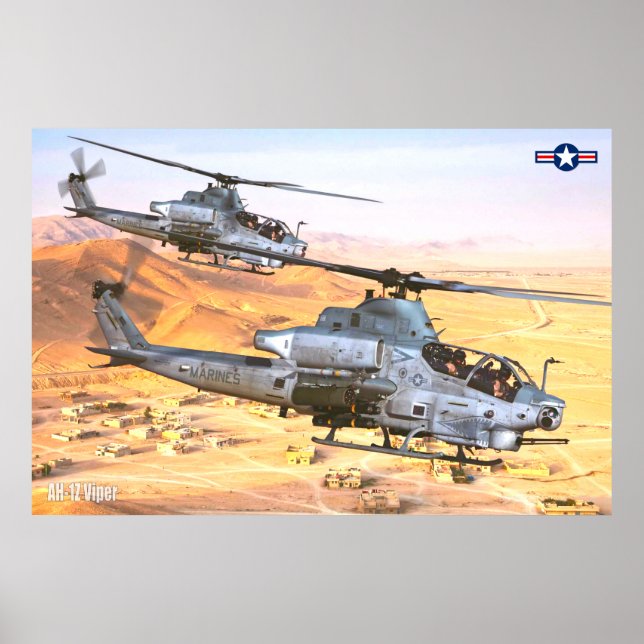 AFFICHE VIPER AH-1Z (Devant)