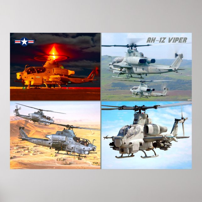 AFFICHE VIPER AH-1Z (Devant)