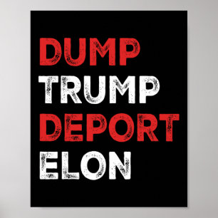 Affiche Virez Trump Déportez Elon