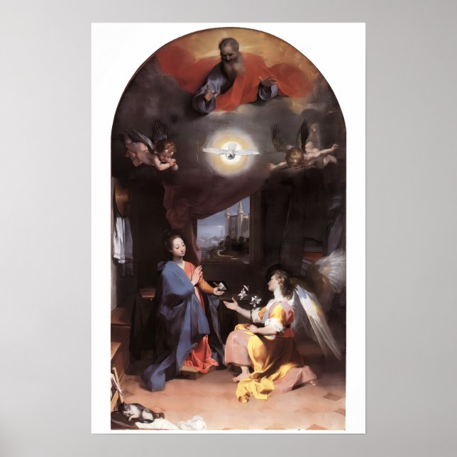 AFFICHE VIRGIN AND ANNUNCIATION ANGEL (Devant)