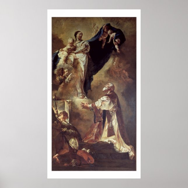 Affiche Virgin and Child Appearing to St. Philip Neri, 172 (Devant)