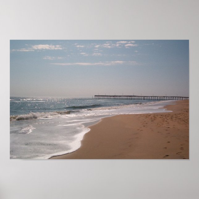 Affiche Virginia Beach hors saison (Devant)