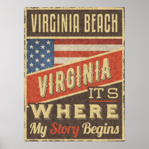 Affiche Virginia Beach Virginia