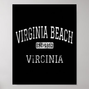 Affiche Virginia Beach Virginia Virginia Vintage