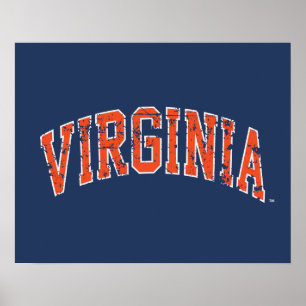Affiche Virginia Wordmark en détresse