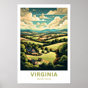 Affiche Virginie États-Unis Imprimer Voyage