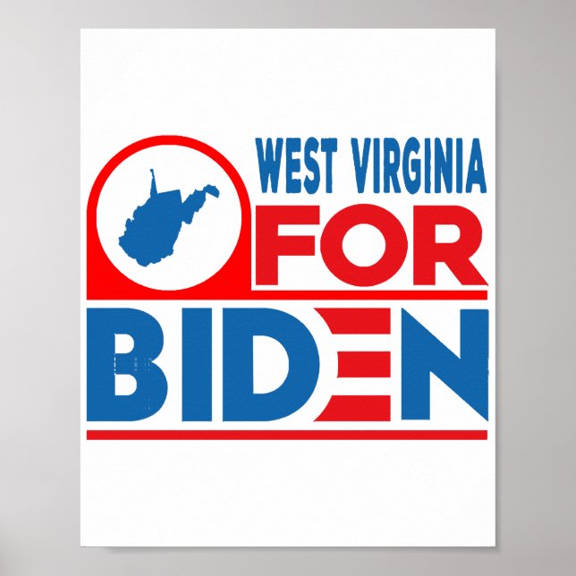 Affiche VIRGINIE OCCIDENTALE À Biden (Devant)