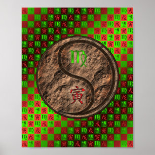 Affiche Virgo & Earth Tiger