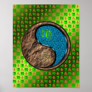 Affiche Virgo & Water Dragon