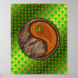 Affiche Virgo & Wood Dragon