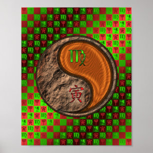 Affiche Virgo & Wood Tiger