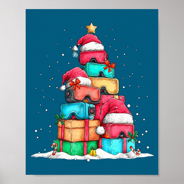 Affiche Virtual Reality Vr Gles Le Gaming Old School Gamer (Devant)