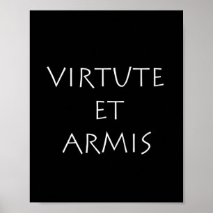 Affiche Virtute et armis