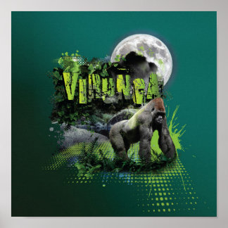 Affiche Virunga Mountain Gorilla