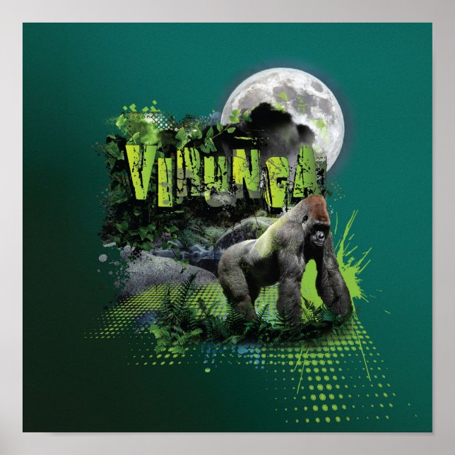 Affiche Virunga Mountain Gorilla (Devant)