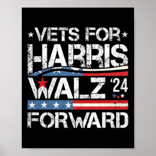 Affiche Vis Pour Kamala Harris Tim Wheimer Vétérinaires Po