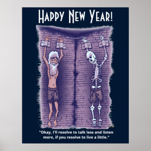 Affiche Vis Un Peu Bleu Sombre