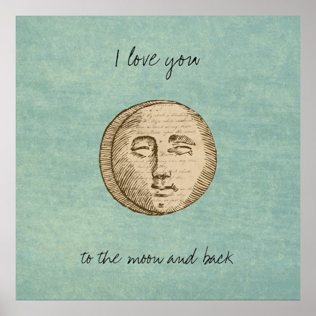 Affiche Visage de la lune (Devant)