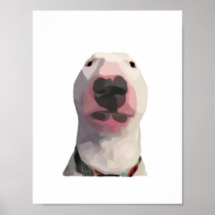 Affiche Visage de mème de dessin PupperNelson