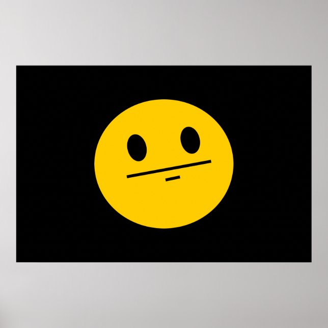 Affiche Visage de poker (Devant)