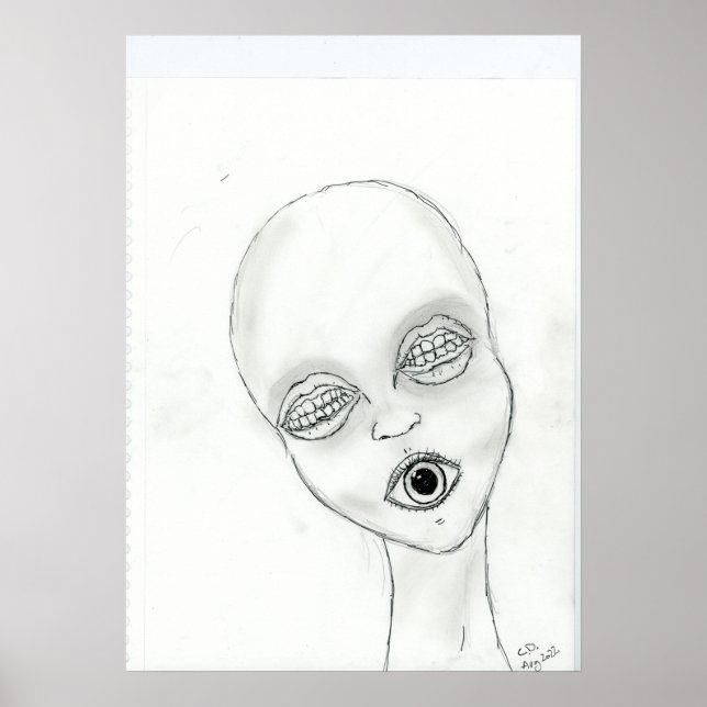 Affiche Visage doux (Devant)