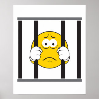 Affiche Visage en prison