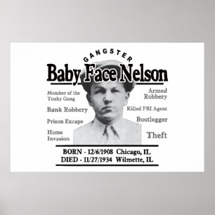 Affiche Visage Nelson de bébé de bandit