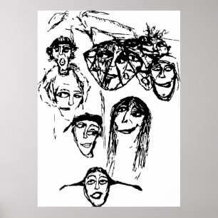 AFFICHE VISAGES
