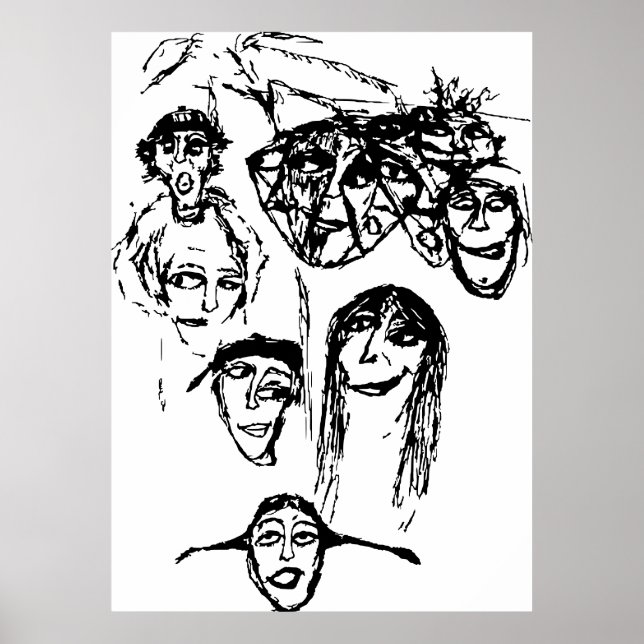 AFFICHE VISAGES (Devant)