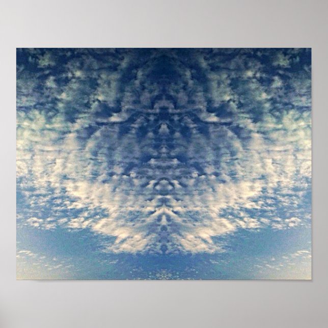 Affiche Visages Dans Le Ciel (Devant)