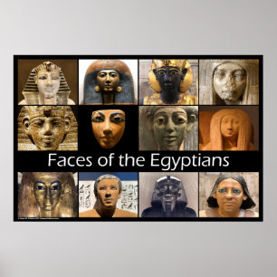 Affiche Visages des Égyptiens