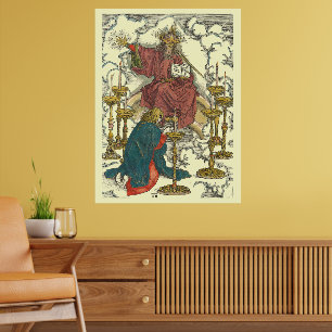 Affiche Vision des sept chandeliers par Albrecht Dürer