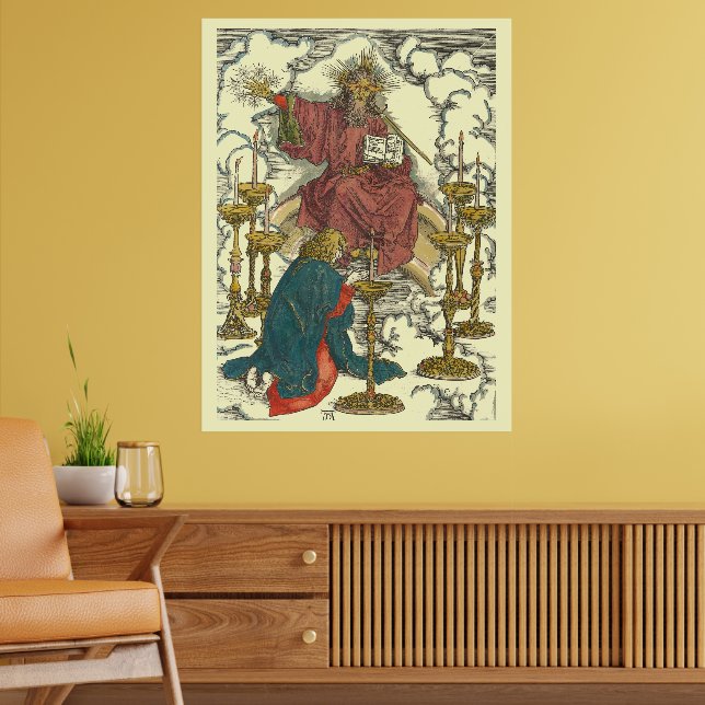 Affiche Vision des sept chandeliers par Albrecht Dürer (Salon 2)