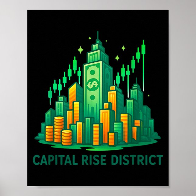 Affiche Vision du marché du district de Capital Rise  (Devant)