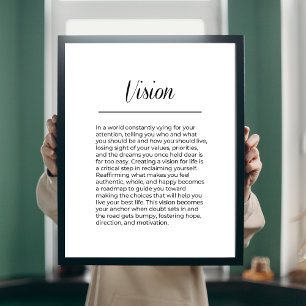 Affiche VISION Inspiration Wall Art