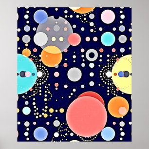 Affiche Vision Joyeuse de bulle Universe