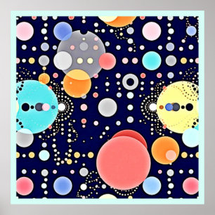Affiche Vision Joyeuse de bulle Universe