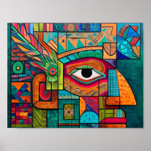 Affiche Vision maya moderne : les époques Abstraites se he