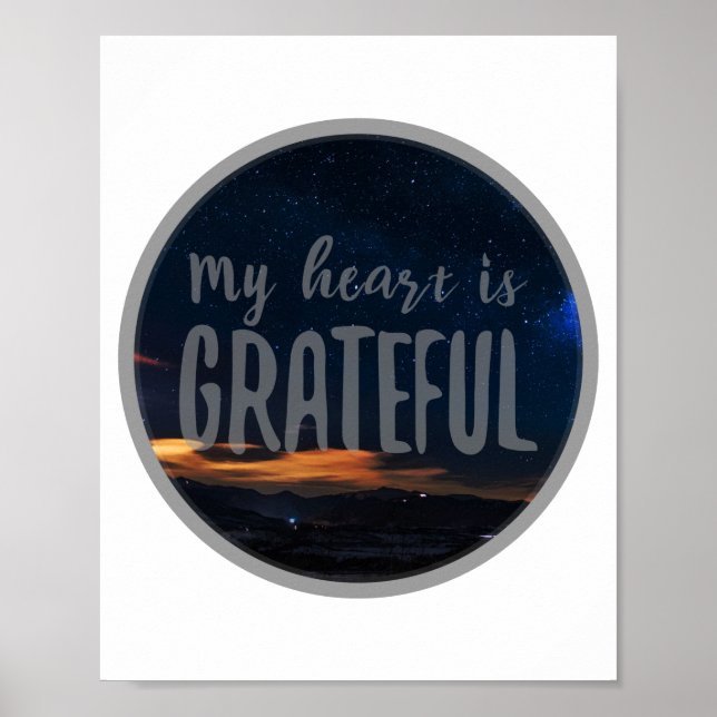 Affiche vision positive du travail et de l'acceptation de  (Devant)