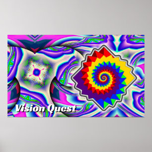 Affiche Vision Quest (Modifier les mots)